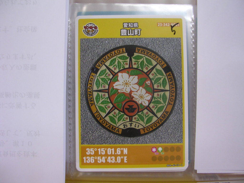 ■マンホールカード愛知県■ 豊山町 ■ダム・文化遺産(#5拍卖