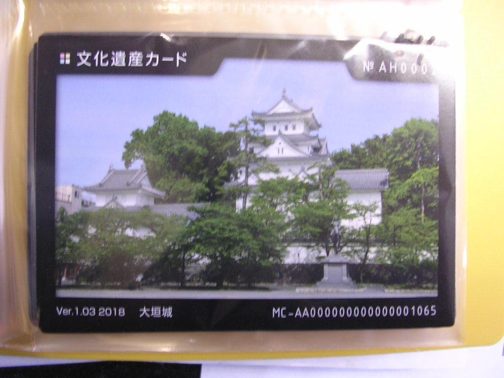 ■文化遺産カード■ 大垣城 ■ダム・マンホール(#54拍卖