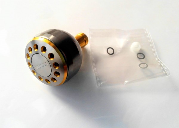 送料無料!/シマノ用/シマノAサイズ(1000~4000番程度)/32mmアルミカスタムハンドルノブ/中空構造/RH017/21拍卖