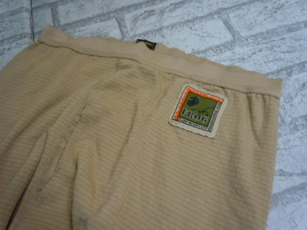 K43 サイズS ◆FROG PECKHAMフリースアンダーパンツ サンド◆米軍◆アウトドア!キャンプ!バイク!拍卖