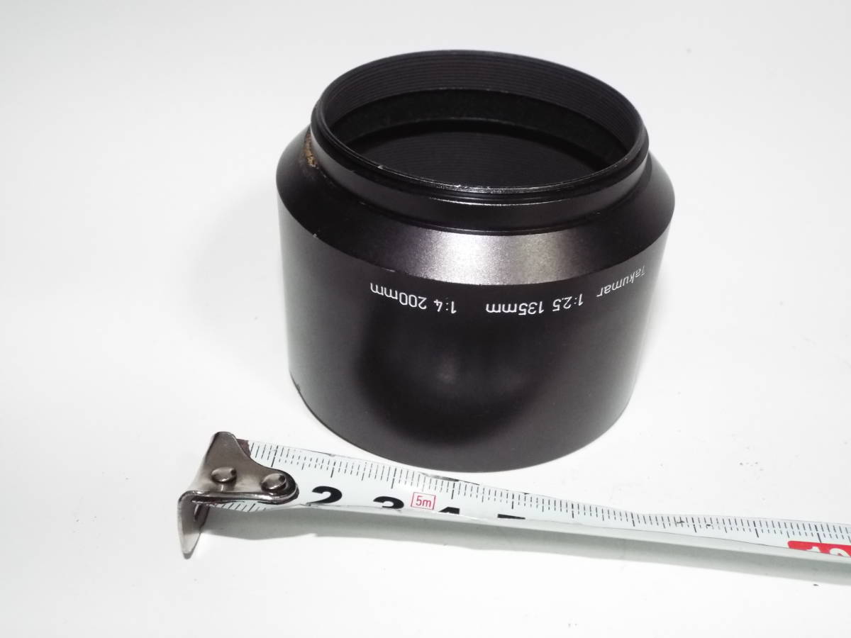 ペンタックス タクマ-135㎜F2,5,200㎜F4用 メタルフード マ193拍卖