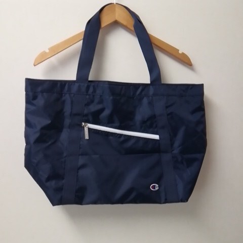 ★【中古品】 champion(チャンピオン) トートバッグ(ハンドバッグ) 紺色拍卖
