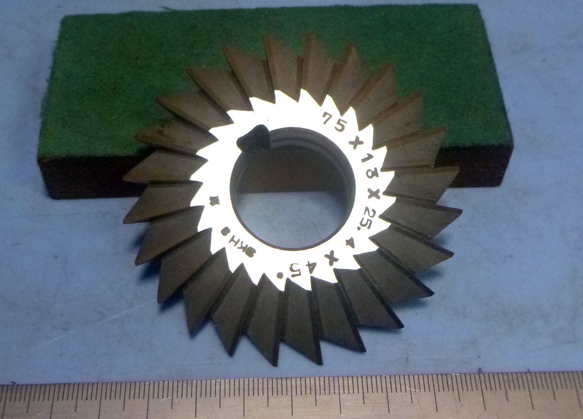 FB948 Wアングル サイドカッター 75×13×25.4 45° 中古拍卖