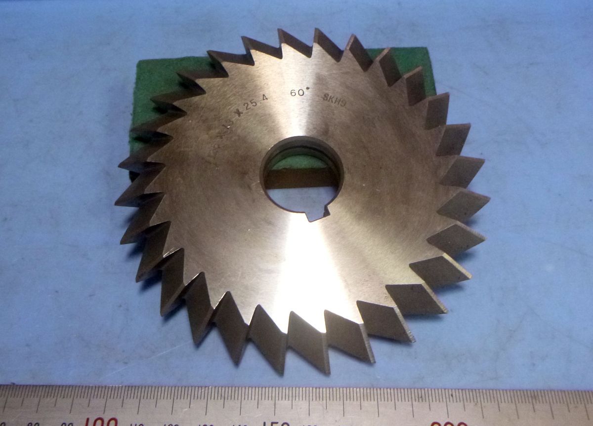 FB949 Wアングル サイドカッター 125×13×25.4 60° 中古拍卖