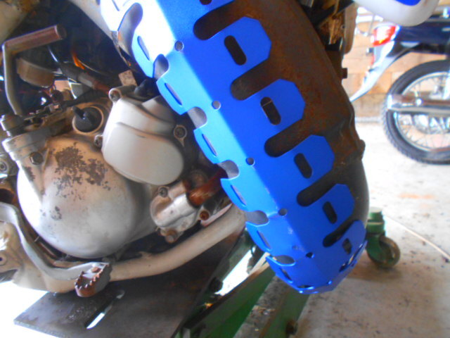 2ストマフラープロテクター、チャンバーガード、KDX、DT、TS等に拍卖