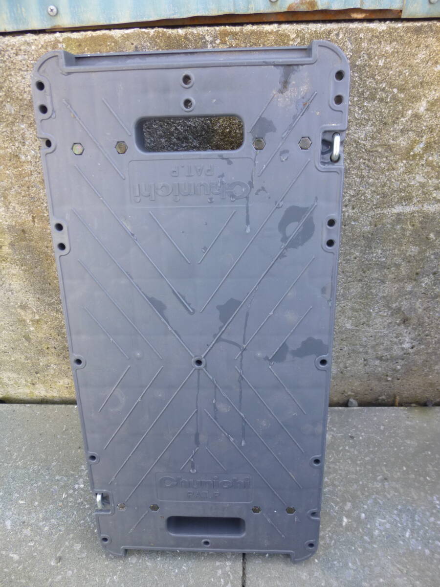 ◇引取可 中古 業務用 Chunichi 台車 平台車 1台 60cm×29cm 耐荷重150kg 連結可能 自在キャスター 検 倉庫 ガレージ キッチン 収納 運搬車拍卖
