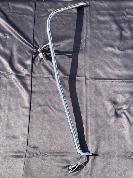 ● 新品: 新品 ISUZU いすゞ 07ギガ メッキ ミラーステー カバー 【運転席側】 熱線配線&電動ミラータイプ式 【I-6】拍卖