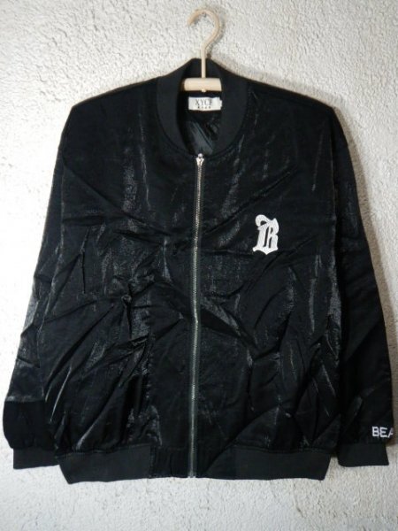 to7279 XYCF ジップ ブルゾン ジャケット ニコちゃん風 刺繍 デザイン 人気 送料格安拍卖