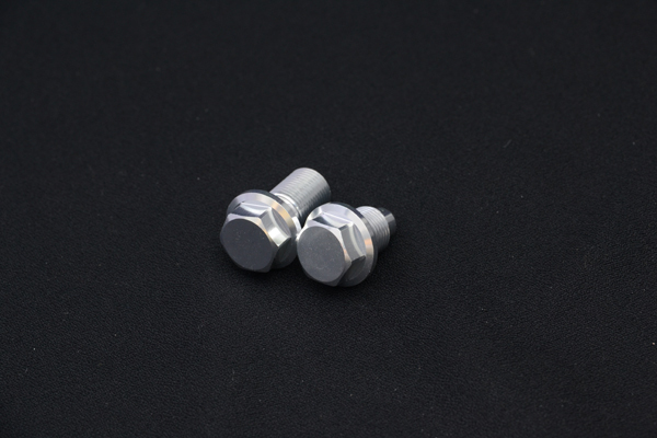 SR400 SR500 削出し 純正オイルライン用バンジョーボルト Silver拍卖