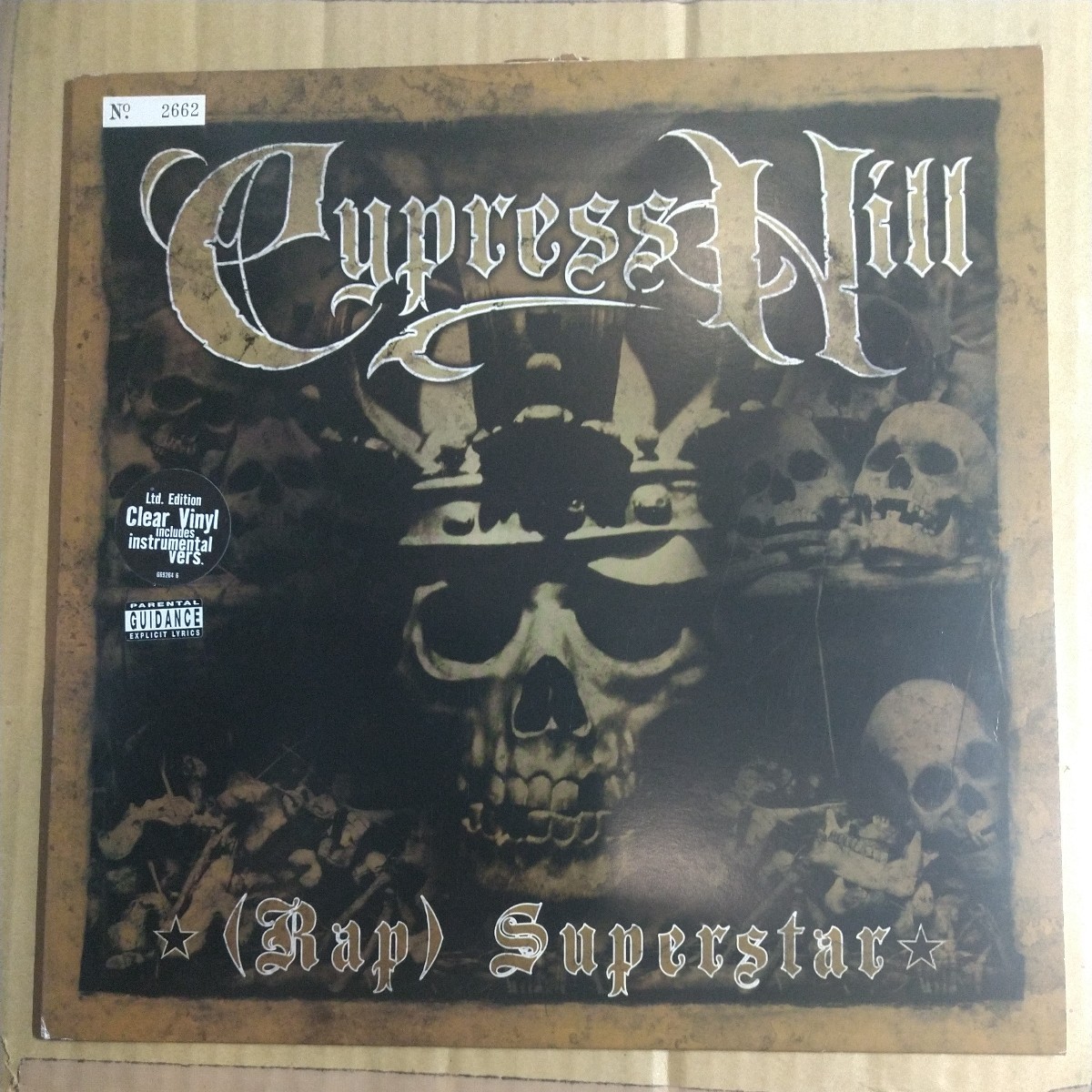 Cypress Hill「(rap)superstar」英限定 ナンバリング クリア12レコード 2000年★★hip-hop gangsta rap mixture nu-metalサイプレスヒル拍卖