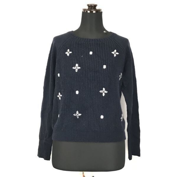 MINIMUM★長袖セーター【レディースM/2/紺/ネイビー】◆BG793拍卖