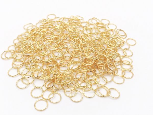 丸カン8mm ゴールド 20g 約220個拍卖