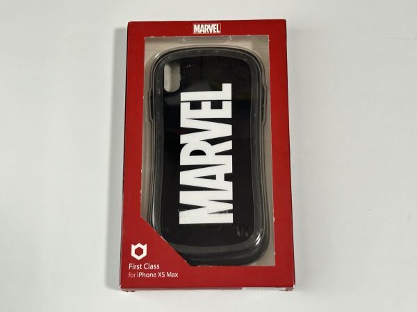 11-20 iPhoneXS Max ケース MARVEL マーベル iFace First Classケース ロゴ ブラック 未使用拍卖