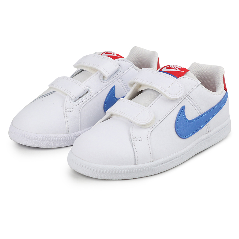 19.5cm ナイキ コートロイヤル PSV 833536-109 COURT ROYALE PSV ベルクロ 子供 キッズ 子供用 拍卖