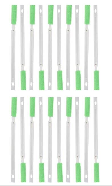 隙間のお掃除に 掃除棒 すきまブラシ 20本セット エアコンのローラー 車内掃除 へら付き 楽器の手入れ 家電の隙間 トイレ隙間拍卖