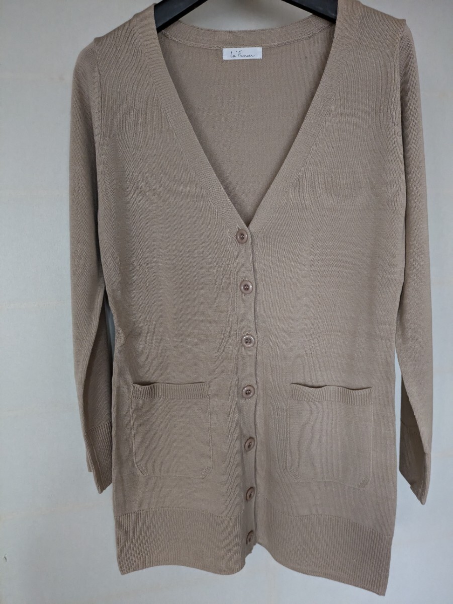未着用 レディース カーディガン ベージュ Mサイズ拍卖