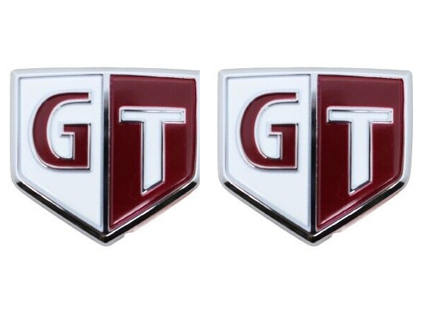 日産 ニッサン NISSAN サイド GT エンブレム スカイライン R r 34 左右 2個 セット レッド RED 純正 フェンダー GTV gtr gt gt-r ハンドル拍卖