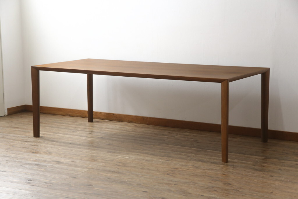 R-065768 中古 CONDE HOUSE(カンディハウス) WING LUX LD ウォールナット材 ダイニングテーブル(6人掛け、8人掛け、食卓、作業台)拍卖