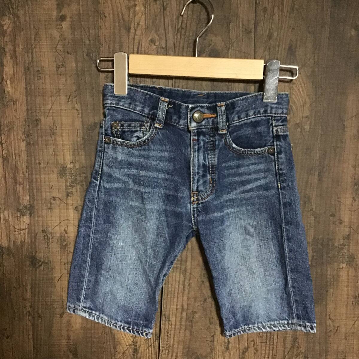 A278◇WASK | ワスク デニムショートパンツ ブルーデニム サイズ110拍卖