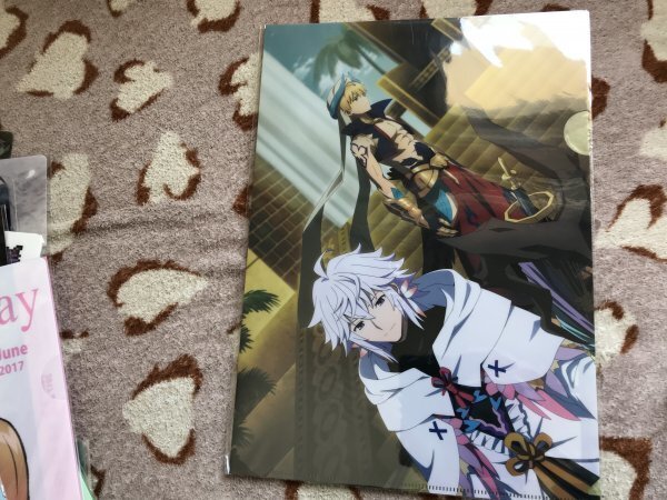 097クリアファイル FGO Fate Grand Order ツリービレッジ限定 ギルガメッシュ マーリン拍卖