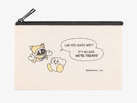 ラスト 新品 未開封 任天堂 星のカービィ Wii デラックス キャンバスポーチ 20×12cm プラチナ ポイント交換 グッズ ポーチ 最安送料140円拍卖