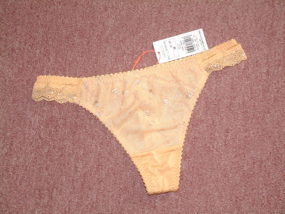 ★送料込み★定価1650円★トリンプ アモスタイル ラインアートステッチ ストリング Tバック Mサイズ AMST1410 String 00IN拍卖