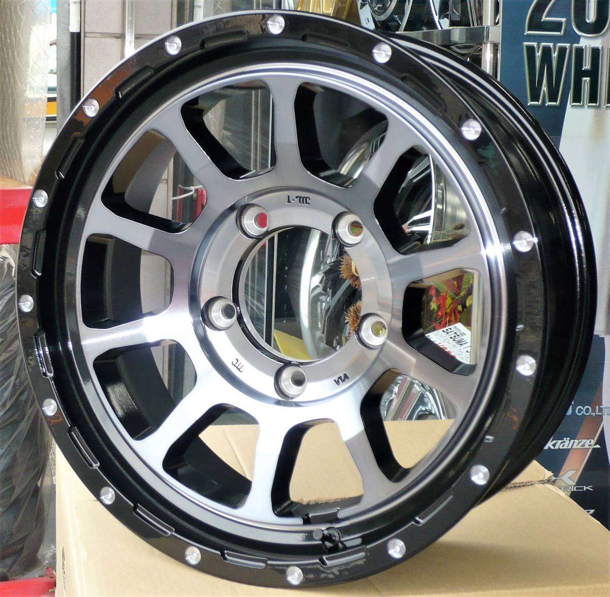 税込! JB74W系 ジムニーシエラ用ホイール 「ナイトロパワーM10 PERSHING-J 」 新品1台分拍卖