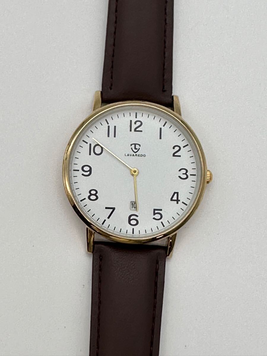 Y12046 美品 LAVAREDO メンズ 腕時計 クォーツ R6.12月 電池交換済み 稼働品拍卖