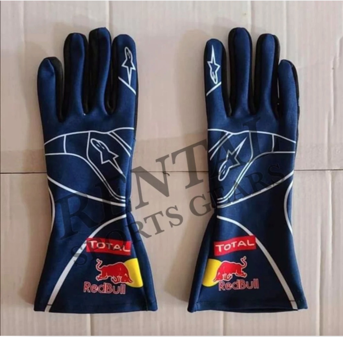 海外限定 高品質 送料込み セバスチャン・ベッテル redbull レーシンググローブ F1 サイズ各種 レプリカ カスタム対応拍卖