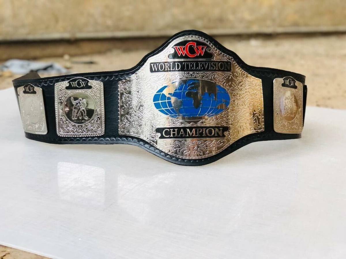 海外 限定品 送料込み WCW世界ヘビー級王座 プロレス チャンピオン 優勝 ベルト 高品質 等身大サイズ レプリカ  3拍卖