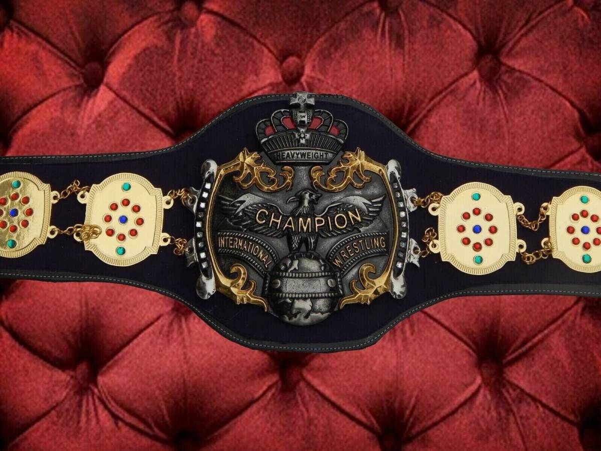海外 限定品 送料込み Old NWA International Heavyweightプロレス チャンピオン 優勝 ベルト 高品質 レプリカ 3拍卖