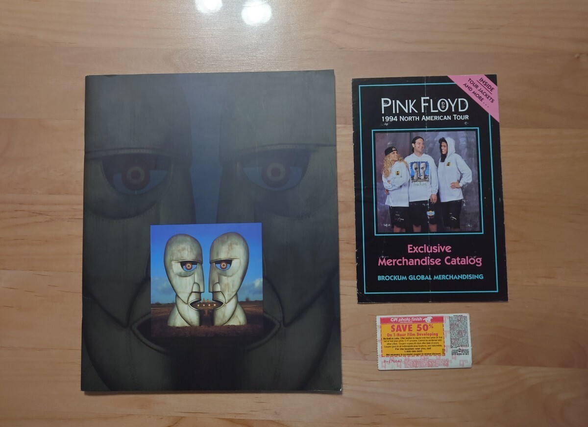 ★PINK FLOYD★ワールドツアーパンフレット1994★concert brochure★激レアチケット半券付★中古★カタログ冊子(折れ)★With Ticket拍卖