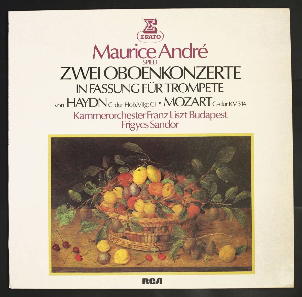 【独盤LP】モーリス・アンドレ/ハイドン,モーツァルト:トランペット協奏曲(並良品,ERATO,1977,Maurice Andre)拍卖