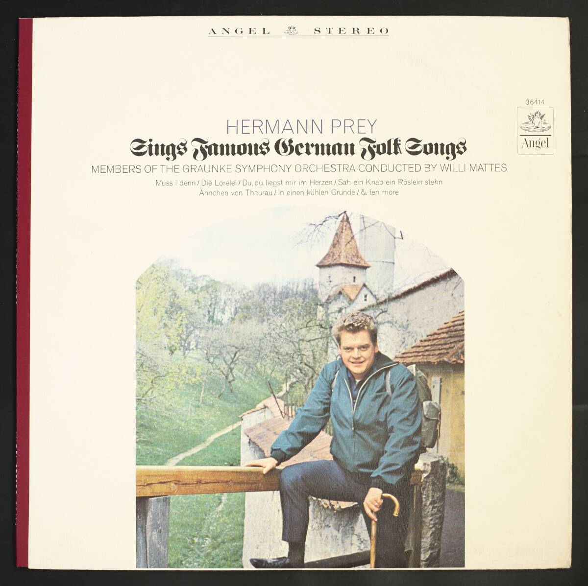 【US盤LP】ヘルマン・プライ/ドイツ民謡を歌う(並良品,ANGEL,1966,STEREO,Hermann Prey)拍卖