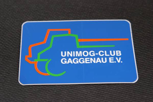 ■ Mercedes benz ウニモグクラブ ステッカー 独メルセデスベンツ キャンピングカーUNIMOG u5000u4000u1000u435u424u416u406 ocitye w85mm拍卖