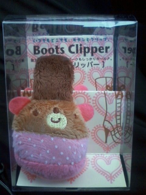 超素敵☆強力☆マグネット式☆ぬいぐるみ☆ブーツクリッパー☆ピンク☆②☆残1拍卖