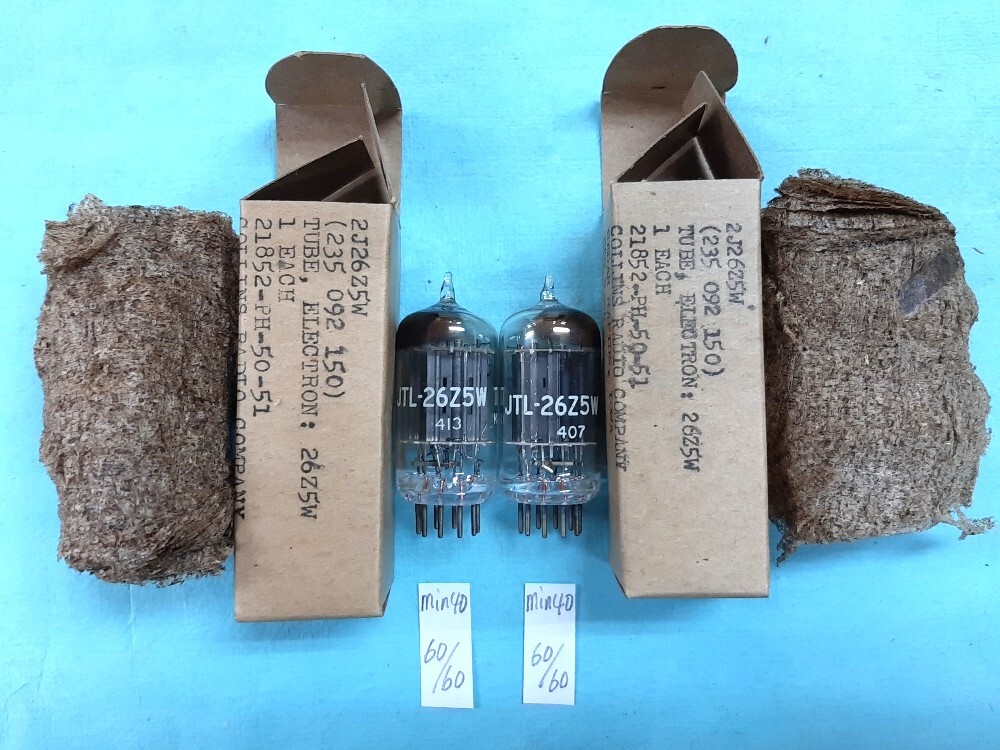 即決あり■未使用品■26Z5W TUNG-SOL 軍箱入り 2本組 その1拍卖