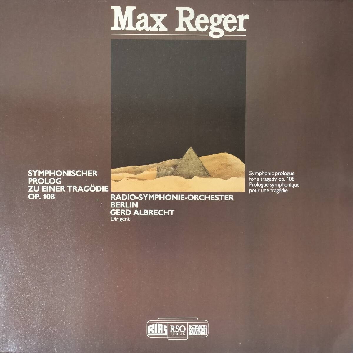 45989★美盤 Max Reger / Symphonischer Prolog zu einer Tragodie op. 108拍卖