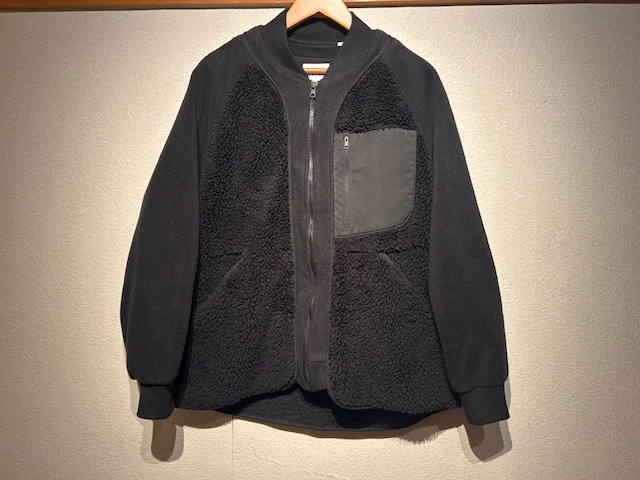 ♪送料無料★UNIQLO × White Mountaineering★ボア ジップ ブルゾン★Collaboration Limited Model★マウンテニアリング★AD2022★黒★M♪拍卖