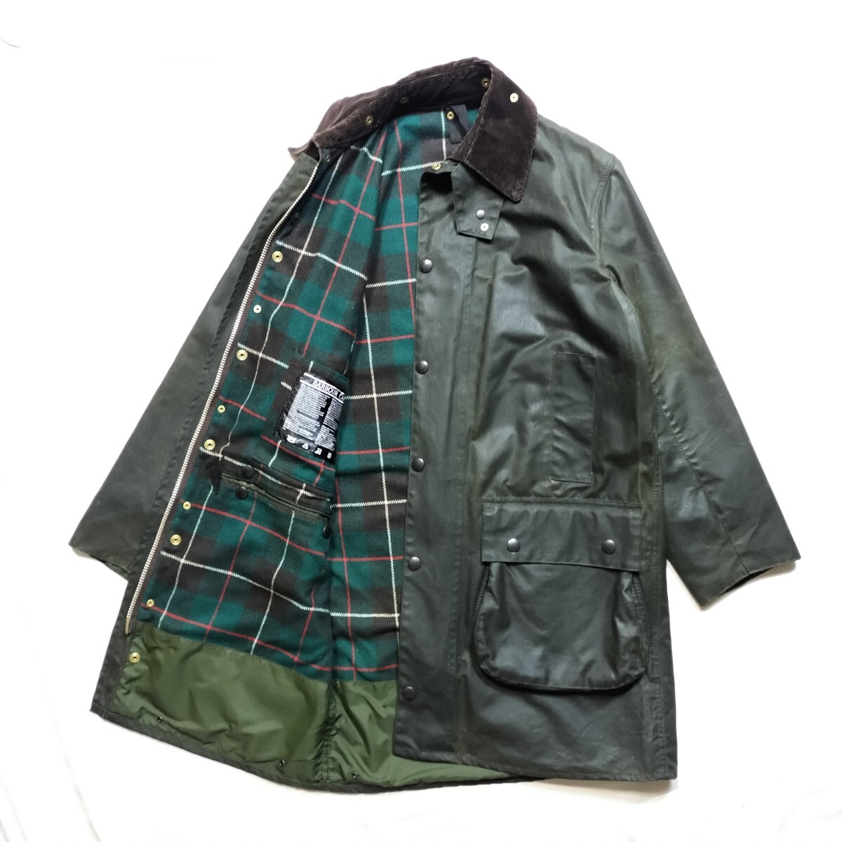 Mint 80s Barbour northumbria c36 ノーザンブリア バブアー 1988 美品拍卖