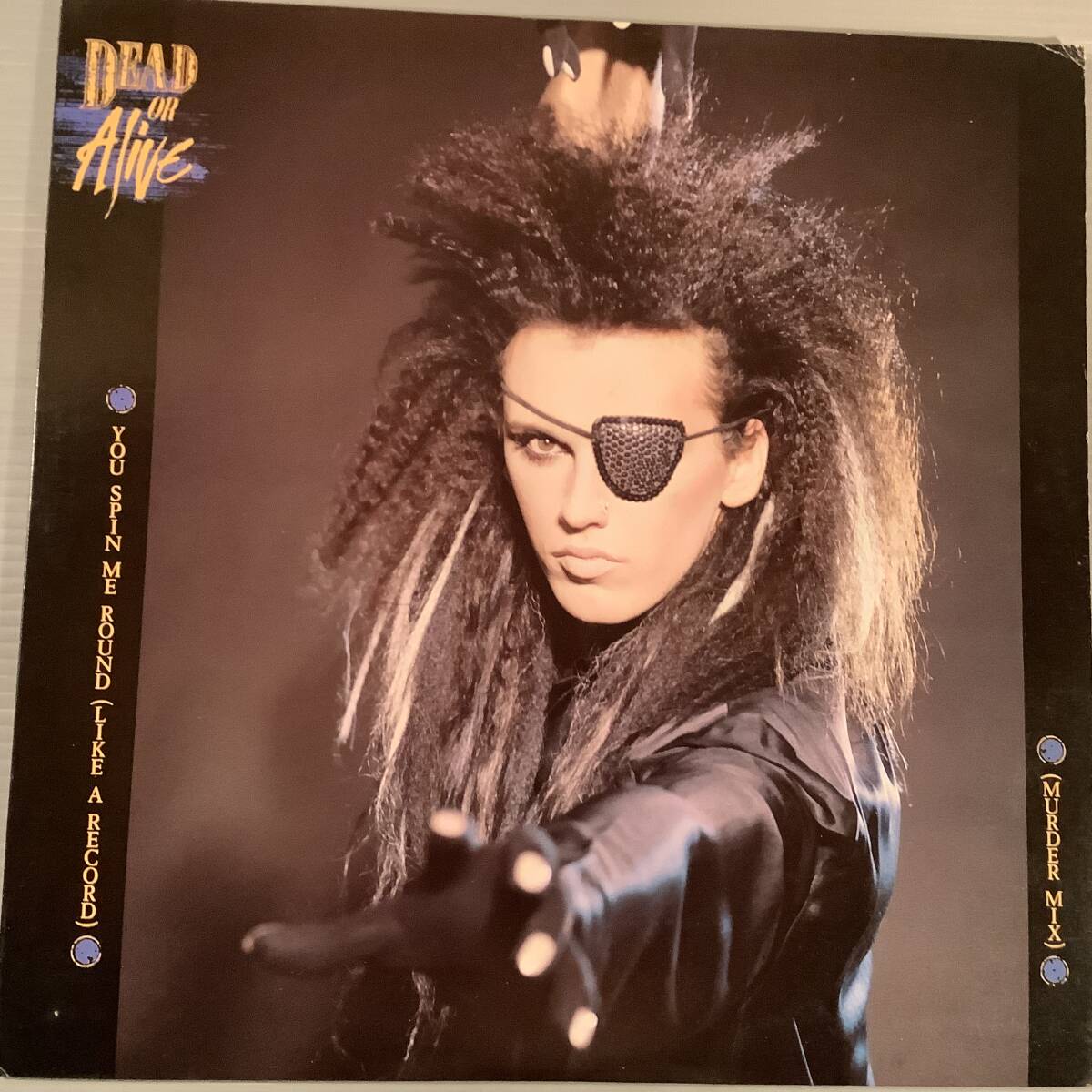 LP(12インチ・シングル 日本盤)●デッド・オア・アライヴ/ユー・スピン・ミー・ラウンド(マーダー・ミックス/殺人ミックス)●良好品!拍卖
