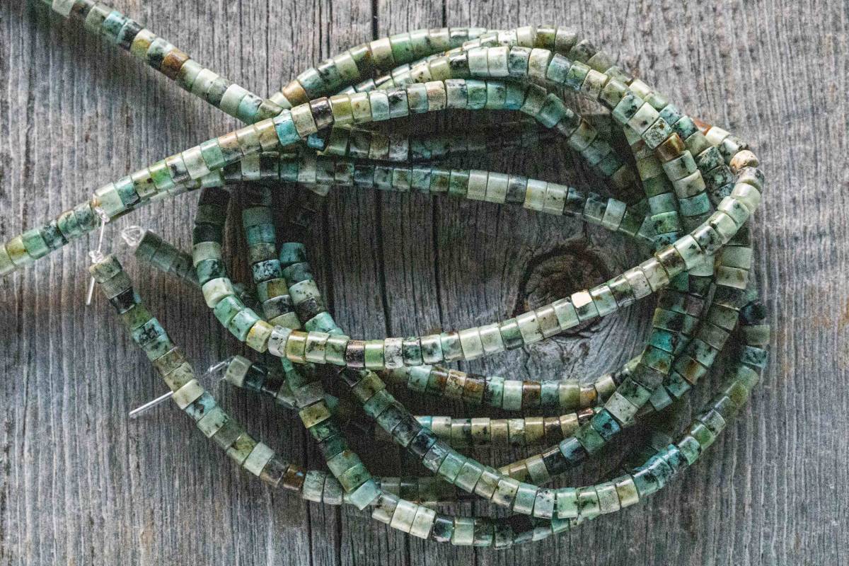 *African Turquoise short tube type拍卖