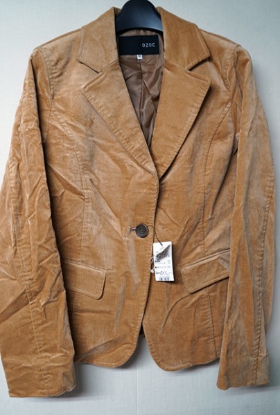 ◆OZOC オゾック◆ベロアテーラードジャケット◆拍卖