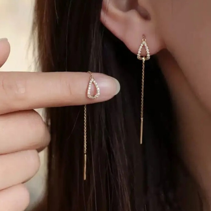 X626 ピアス レディース k18 ゴールド ハワイアンジュエリー 人気 S925 プレゼント拍卖