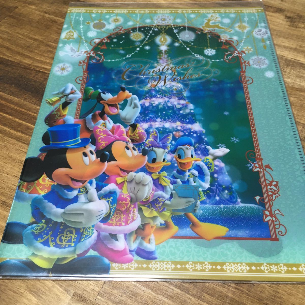 ディズニーシー ディズニー クリスマス クリアホルダー クリアファイル拍卖