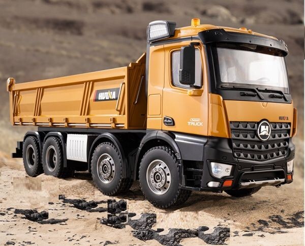 1/14 2.4GHz 12Ch RTR Huina 1536 4軸 8輪 大型ダンプカーラジコン リチウムイオンバッテリー仕様【最大積載量10kg 荷下ろし能力5kg】拍卖