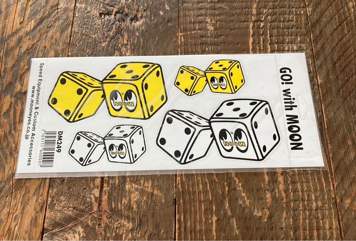 ムーンアイズ MOON 8 ダイス ステッカーDM249拍卖