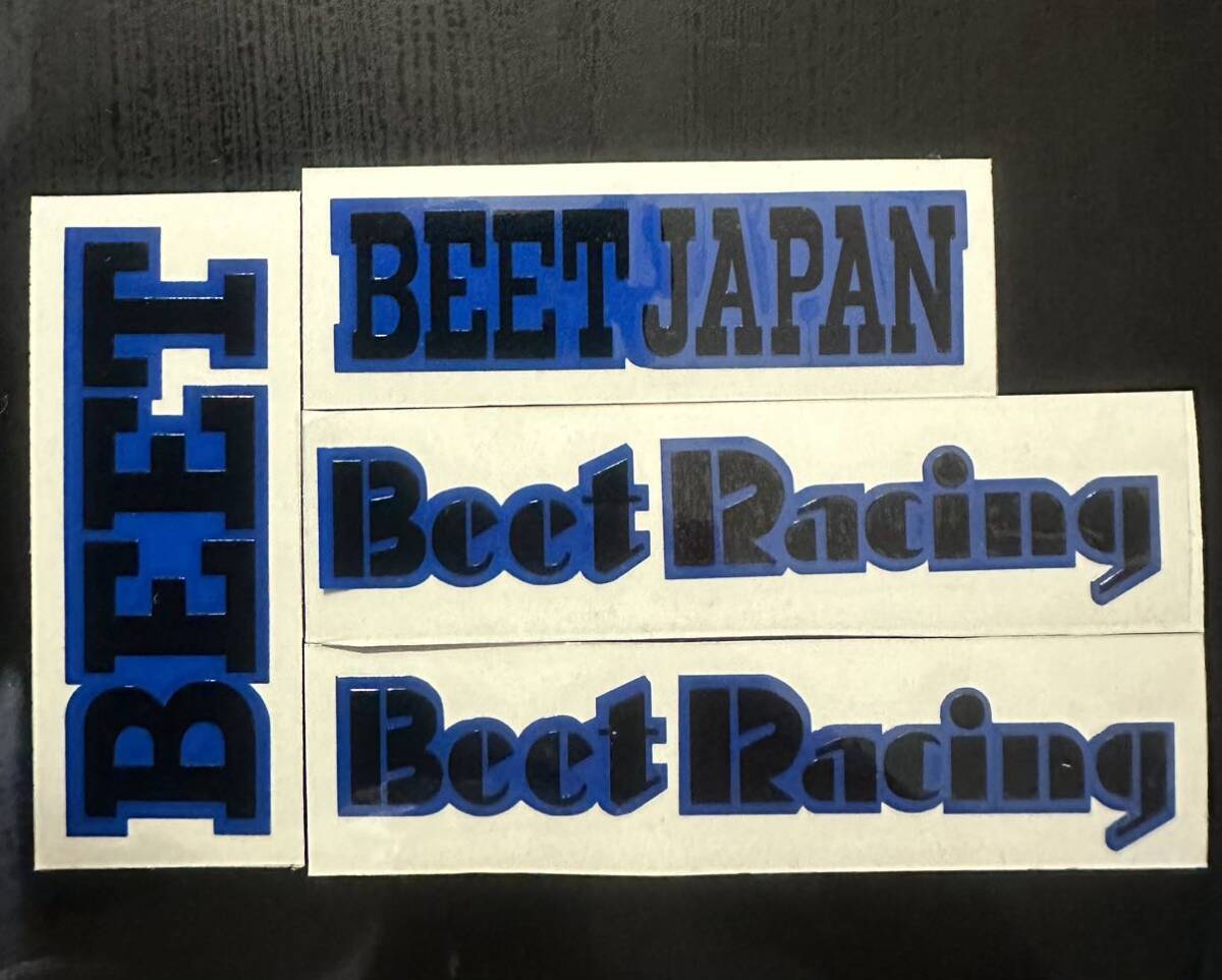 BEET仕様ステッカー ブルー×ブラック拍卖