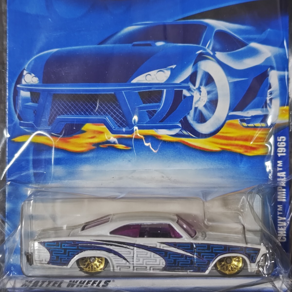 ホットウィール Hot Wheels シボレー インパラ 1965 2001年発売品 未開封品 長期暗室保管品拍卖