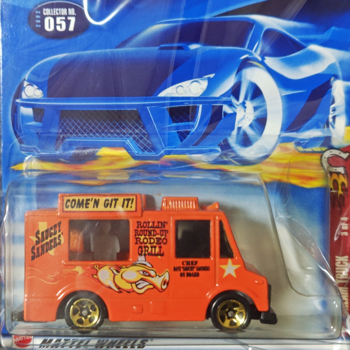 ホットウィール Hot Wheels アイスクリーム トラック 2002年発売品 未開封品 長期暗室保管品 ビンテージ ミニカー拍卖